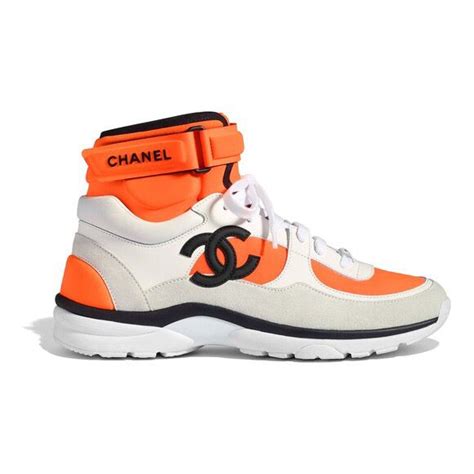 nib chanel 18p orange white shoes|Chanel shoes canada.